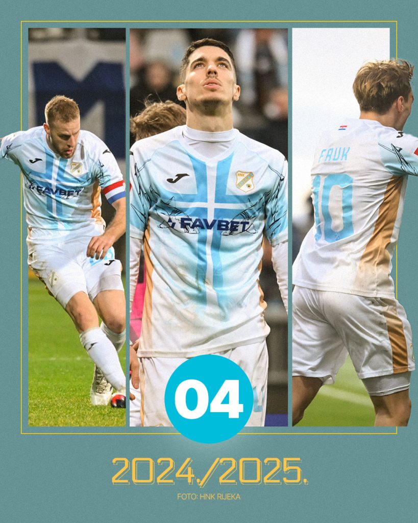HNK Rijeka - domaći dres - 2024 - 2025